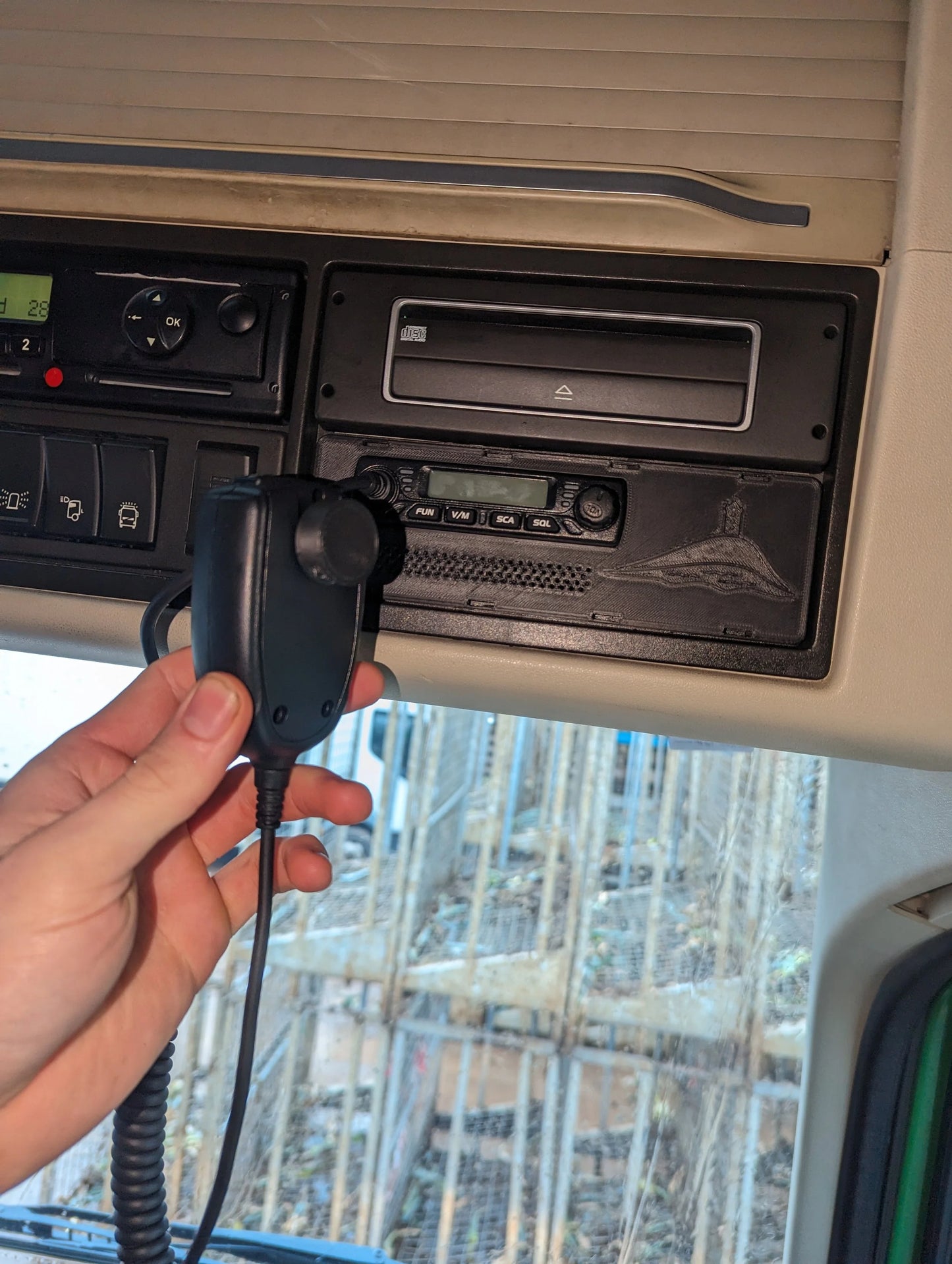 2way RT98 radio faceplate