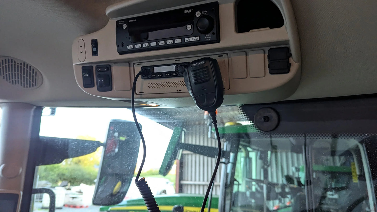 2way RT98 radio faceplate