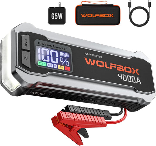Wolfbox 4000A 12v Jump Starter