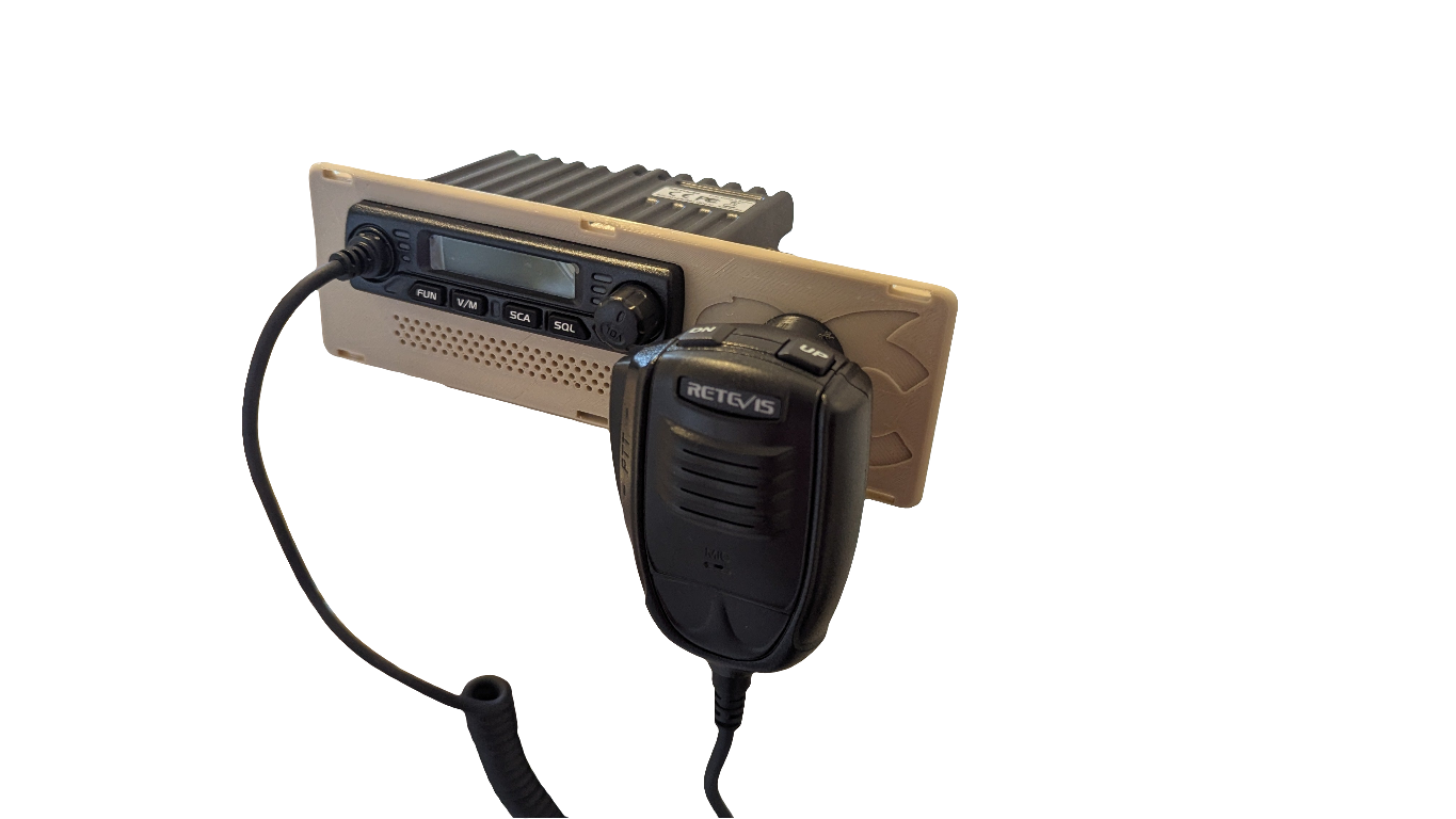 2way RT98 radio faceplate