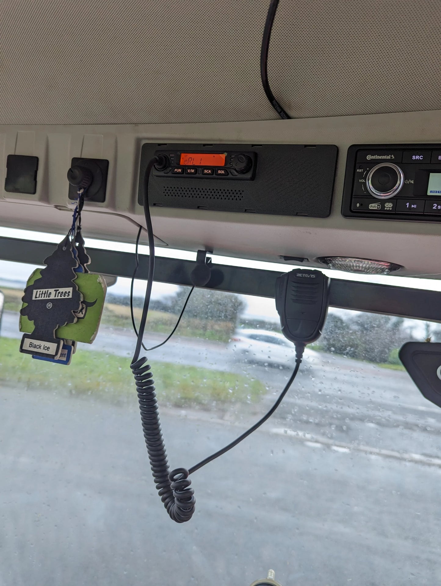 2way RT98 radio faceplate