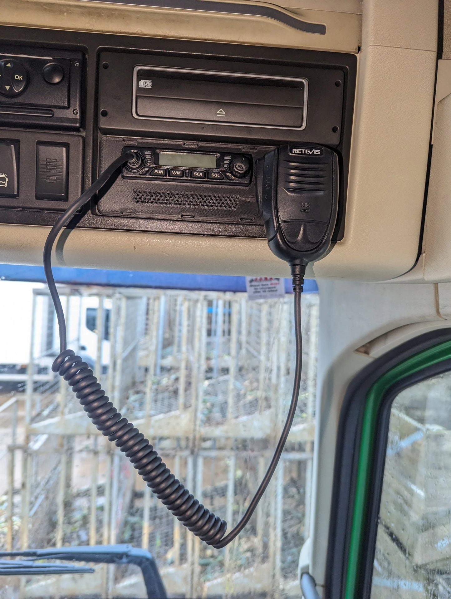 2way RT98 radio faceplate