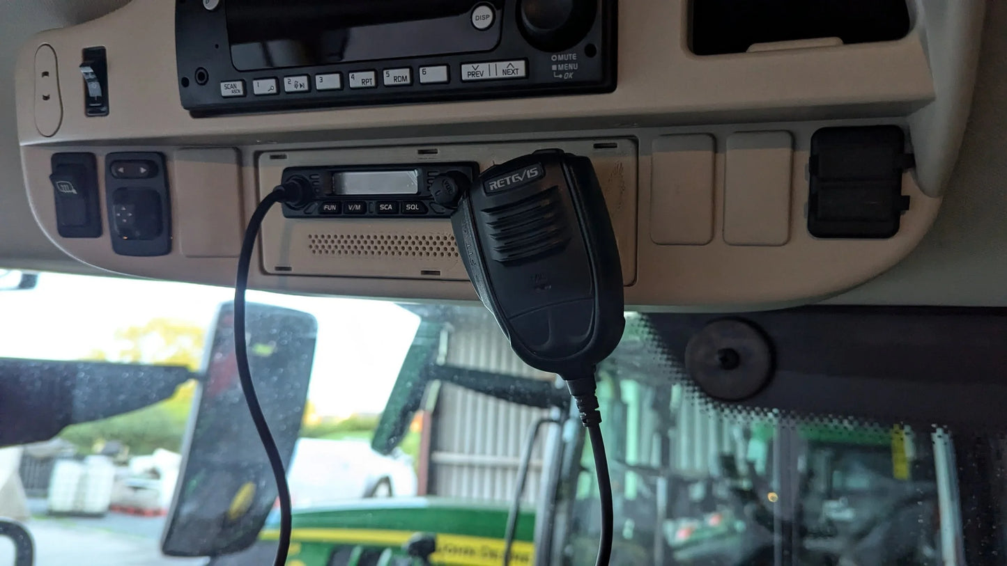2way RT98 radio faceplate