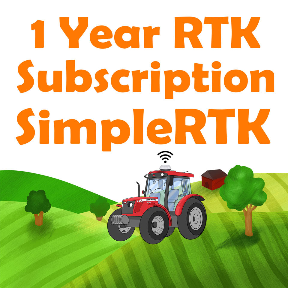 1 Year NTRIP RTK Subscription with DATA Roaming Sim Card